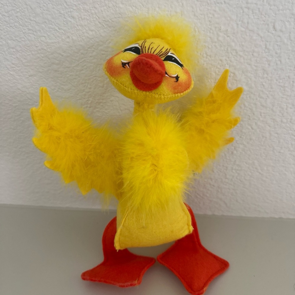 Annalee Easter Fluffy Duck 8”